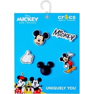 Disney Mickey 5 Pack Crocs Jibbitz Charms